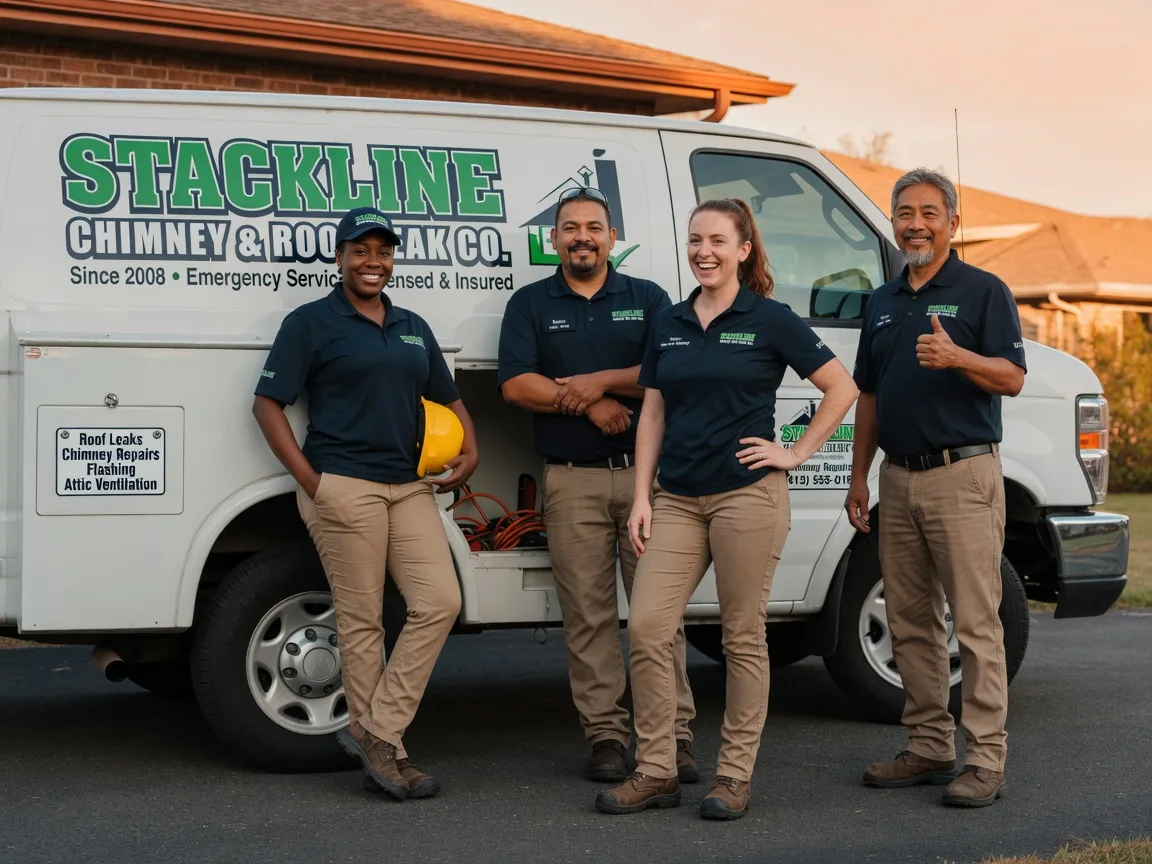 Chimney flashing repair company in Tensed, ID